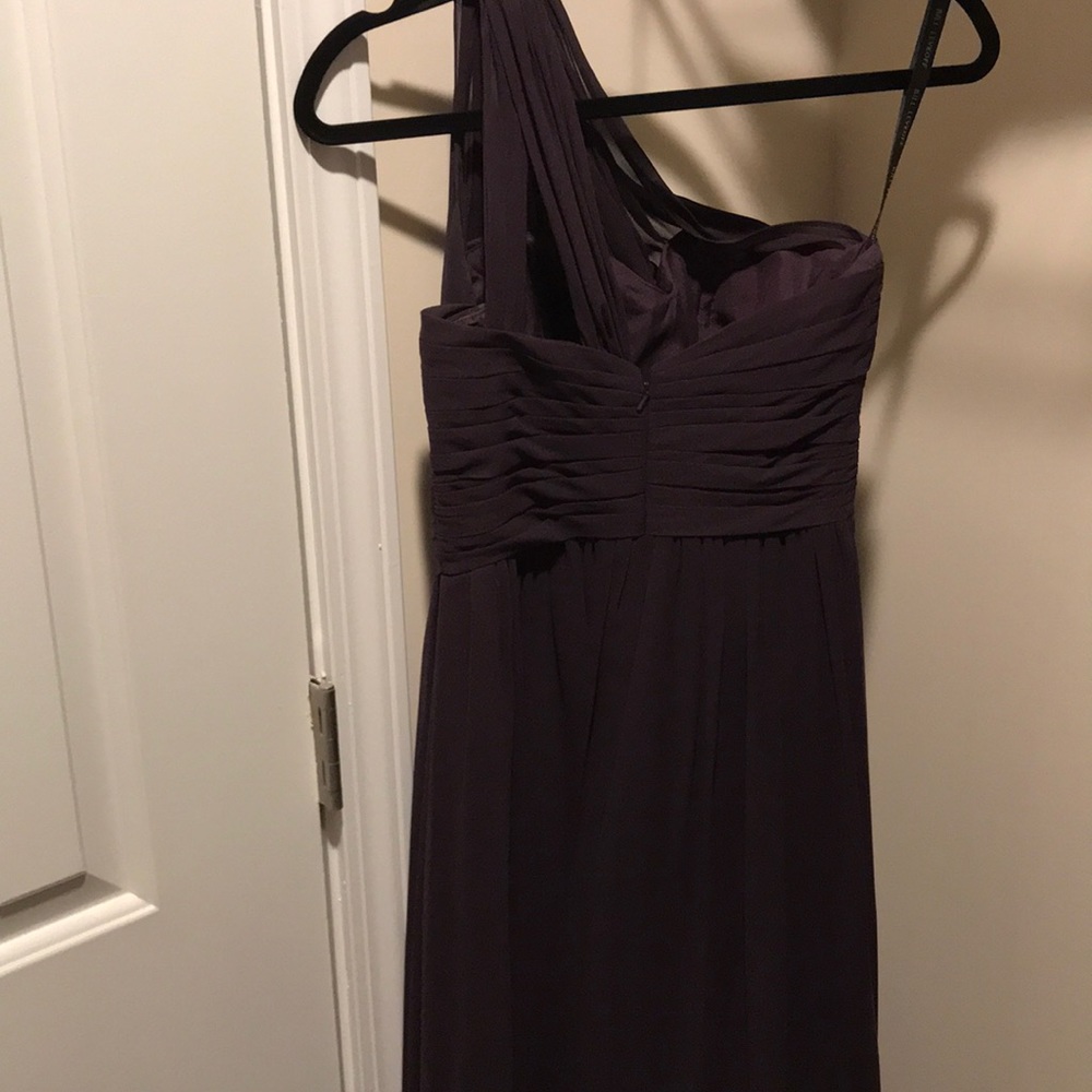 Bill levkoff eggplant purple bridesmaid dress - Picture 3 of 3